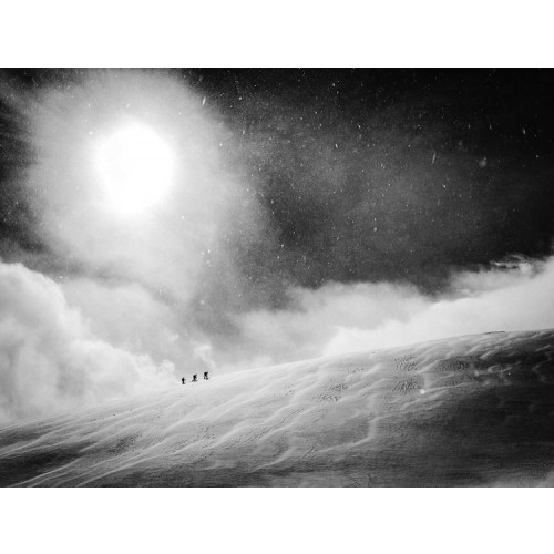 Vegard Aasen (Норвегия). Восхождение альпинистов на гору Хакуба (Япония). Победитель в новой категории «Мобильное фото». Red Bull Illume Image Quest 2016   