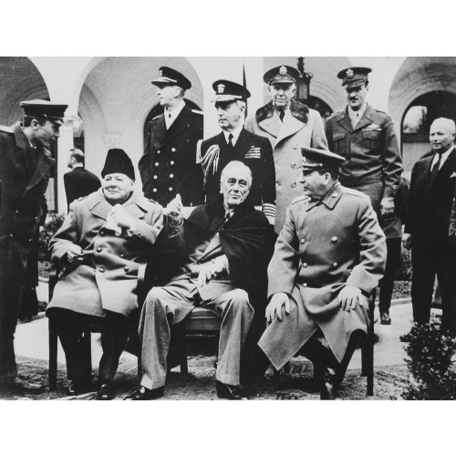 С.Гурарий. Большая тройка на Ялтинской конференции.1943 г.
