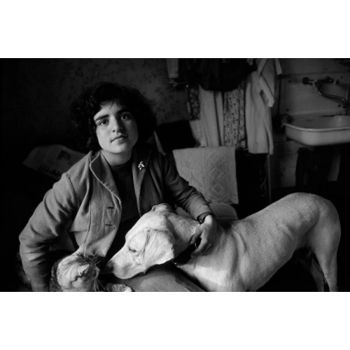 Ася, дочь Ивашинцовой с собакой Мартой (1978 г.)
