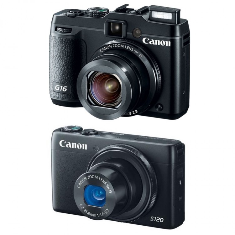 Canon анонсировал G16 и Powershot S120