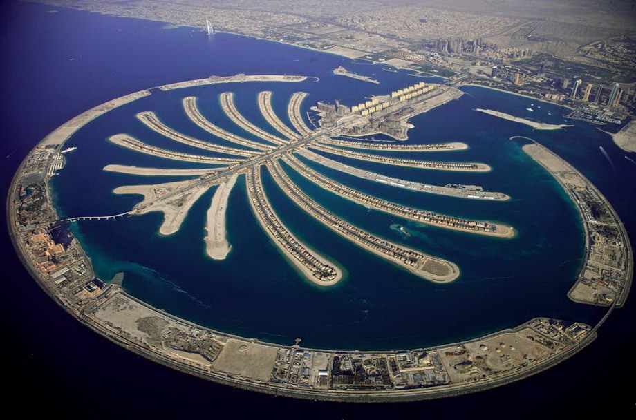Остров Пальма. Дубаи, ОАЭ. Фото Яна Артюс-Бертрана