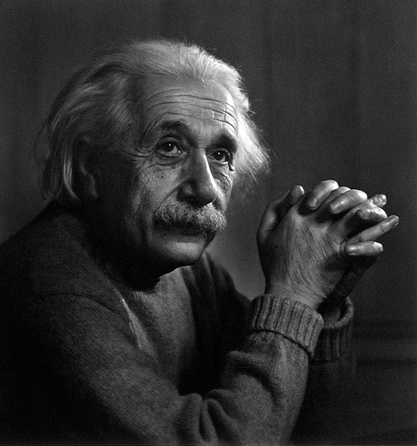 Альберт Эйнштейн. Фото Юсуфа Карша