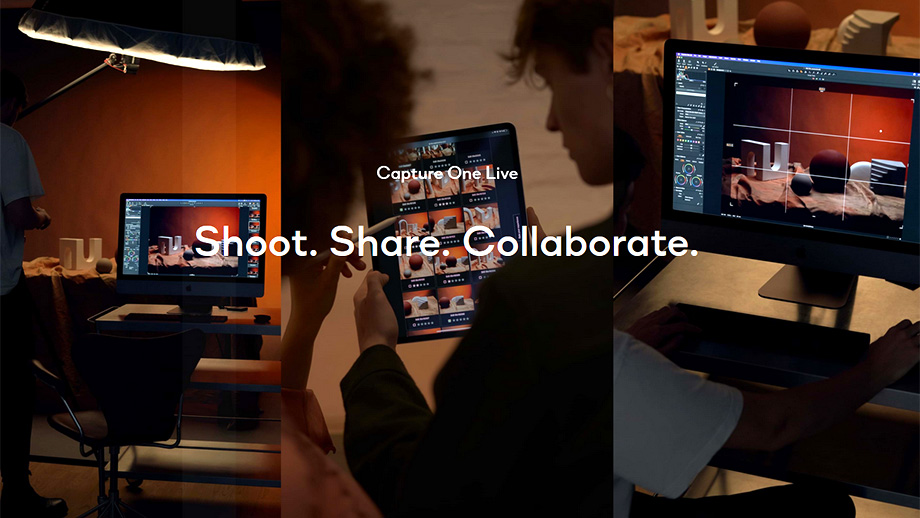 Capture One Live для совместной работы в реальном времени