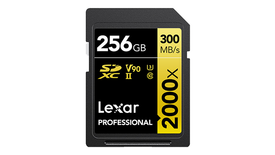 Карта памяти Lexar Professional 2000x UHS-II SDXC объёмом 256 Гб
