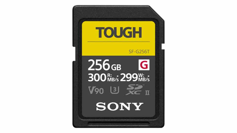 SD-карты Sony Tough V90 ёмкостью 256 Гб