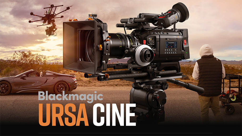 Blackmagic URSA Cine 12K LF с полнокадровой матрицей 12K