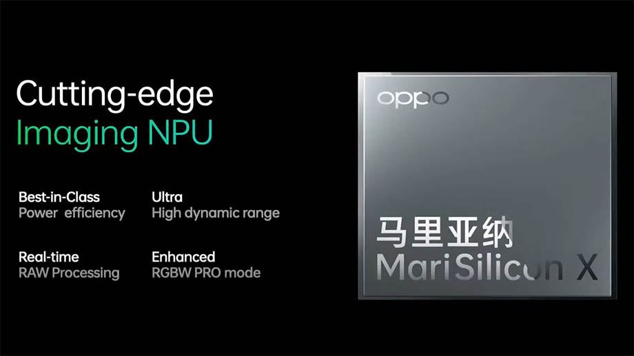 Oppo разработала 6-нм графический процессор MariSilicon X с 20-битным HDR
