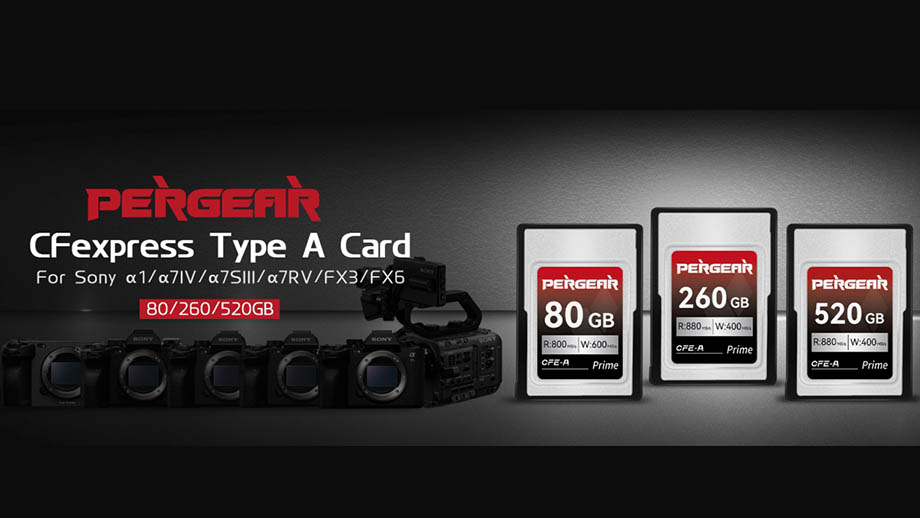 Представлены бюджетные карты памяти Pergear CFexpress Type A на 80, 260 и 520 ГБ