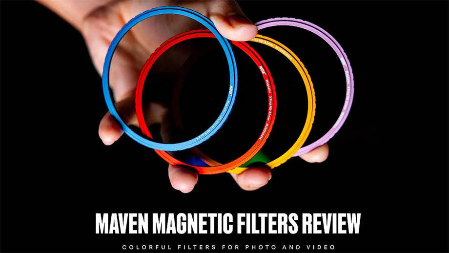 Фильтры Maven с цветной маркировкой, магнитным креплением и цветовой нейтральностью