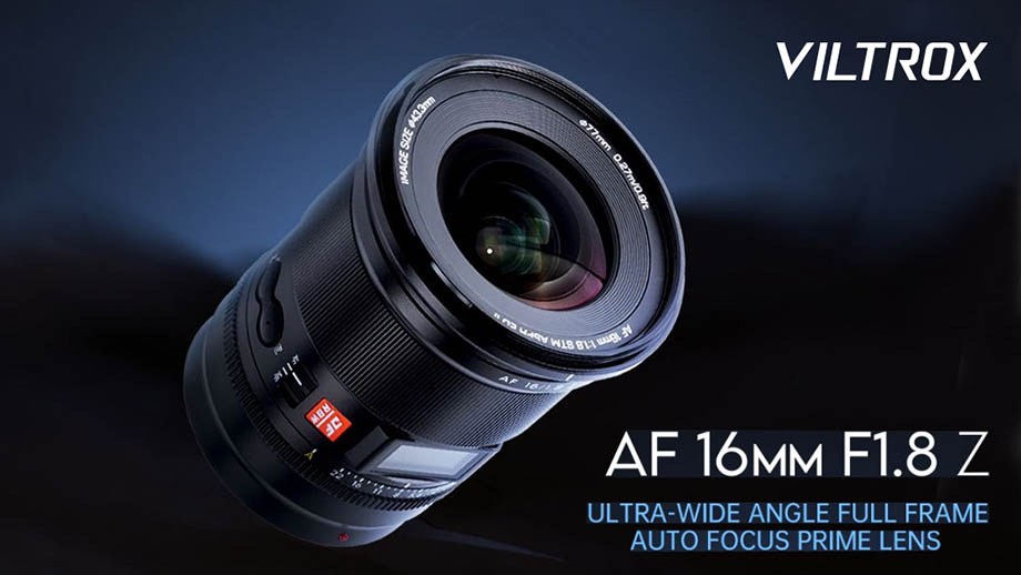 Представлен Viltrox AF 16mm F1.8 Z для полнокадровых камер Nikon Z