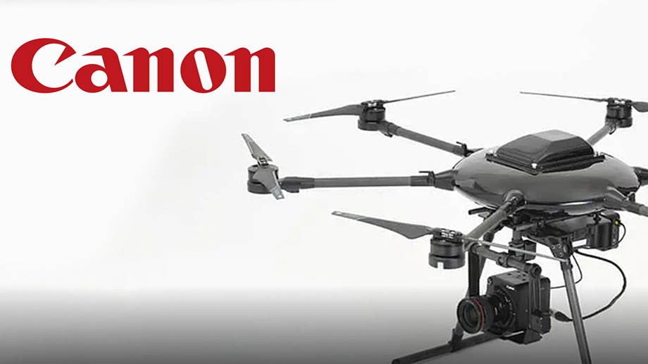 Canon патентует систему стабилизации для дрона