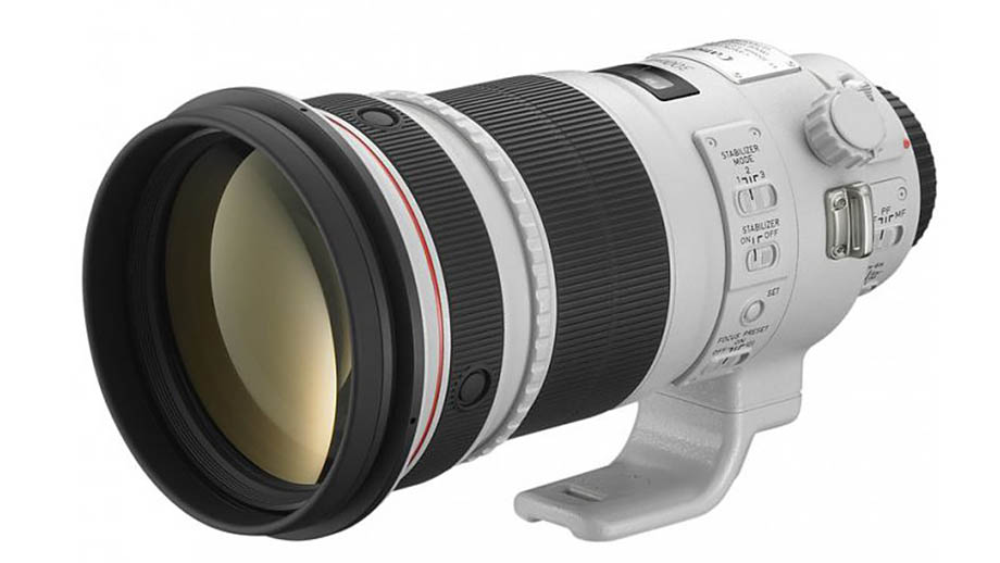 Патенты Canon на RF 300mm F2.8L IS 1.4x и другие супертелеобъективы