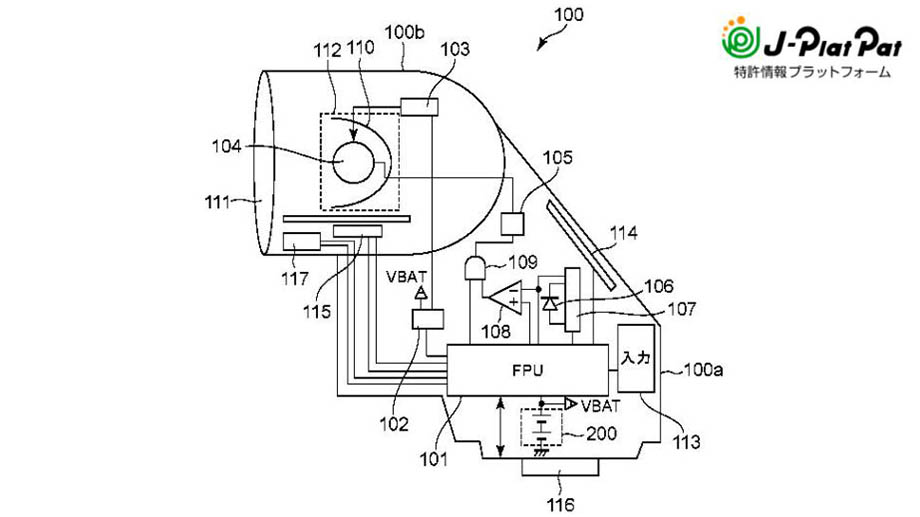 Canon патентует систему охлаждения гибридной вспышки Speedlite