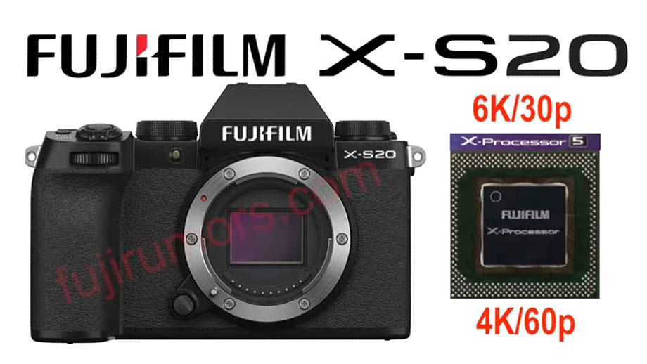 Первые фотографии Fujifilm X-S20