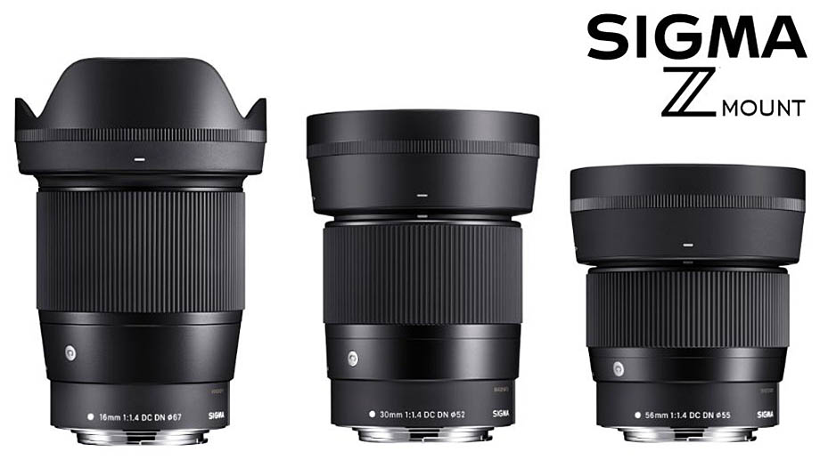 Sigma анонсировала три фикс-объектива для Nikon Z-mount