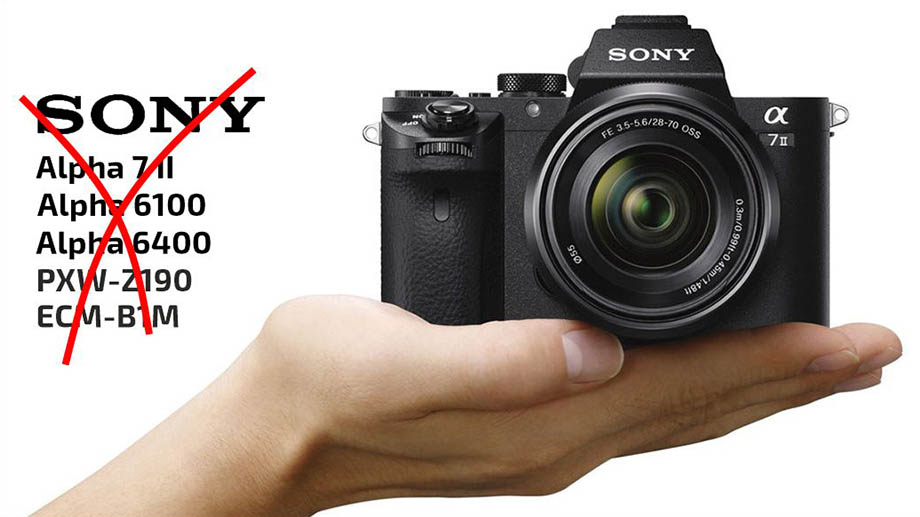 Sony прекратила производство популярных камер a7 II, a6100 и a6400
