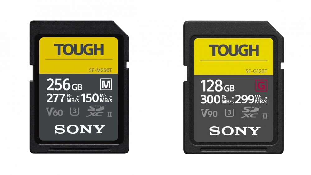 Предупреждение: карты Sony SF-M и SF-G серии Tough могут испортить данные