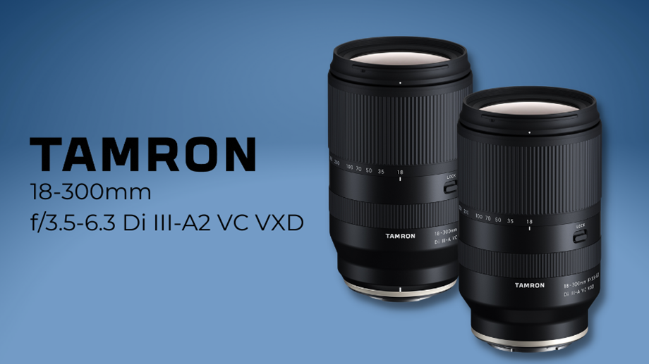 Представлен Tamron 18-300mm F3.5-6.3 Di III-A VC VXD для APS-C камер Sony и Fuji
