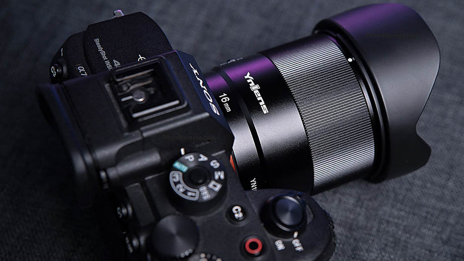 Готовится объектив Yongnuo 16mm F1.8 (для Nikon Z и Sony E)