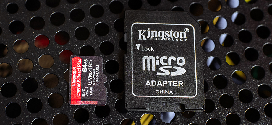 Карта памяти kingston canvas react plus microsd